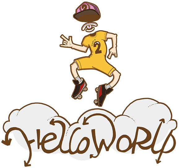 hello world logo